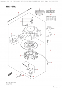 167A  -  Recoil Starter (167A -  )