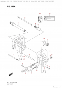 335A - Clamp Bracket (Df25A,Df25Ar,Df30Ar) (335A -   (Df25A, Df25Ar, Df30Ar))