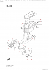 405B  -  Drive  Shaft  Housing  (Df25At,Df25Ath,Df30A,Df30At, (405B -    (Df25At, Df25Ath, Df30A, Df30At,)