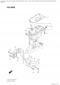 405B  -  Drive  Shaft  Housing  (Df25At,Df25Ath,Df30A,Df30At, (405B - ������ ���� �������� (Df25At, Df25Ath, Df30A, Df30At,)