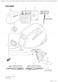 420C  -  Engine Cover  (Df30A) (420C -   () (Df30A))