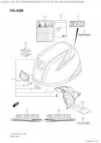 420E - Engine Cover (020:(Df30Ar,Df30Aq)) (420E -   () (020: (Df30Ar, Df30Aq) ))