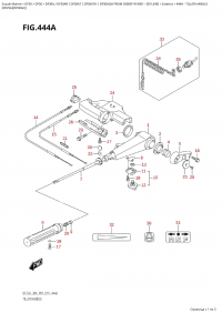 444A  -  Tiller Handle (444A - )