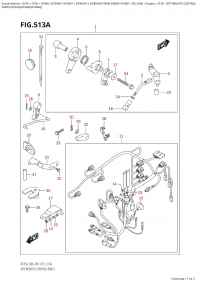 513A  -  Opt:remote  Control  Parts  (Df25A)(Df30A)(Df30Aq) (513A - :     (Df25A) (Df30A) (Df30Aq))