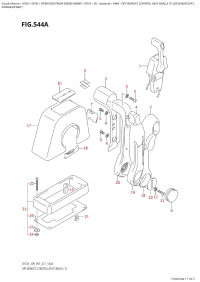 544A  -  Opt:remote  Control  Assy  Single  (1) (Df25Ar,Df25At, (544A -    ,  (1) (Df25Ar, Df25At,)