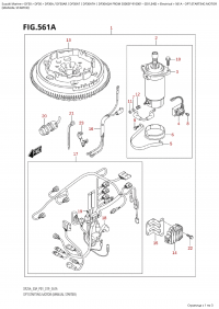 561A  -  Opt:starting Motor (561A - : )