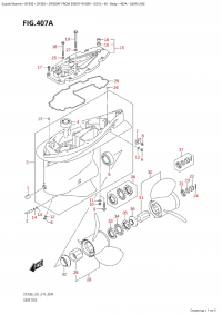 407A - Gear Case (407A -   )