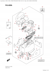 420A - Engine Cover (Df350A) (420A -   () (Df350A))