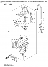 143A  -  Fuel  Vapor  Separator  (Df40A  E01) (143A - ���������� ����� ������� (Df40A E01))