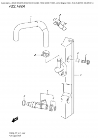 144A  -  Fuel  Injector  (Df40A  E01) (144A -   (Df40A E01))