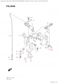 204A - Clutch Shaft (204A -  )