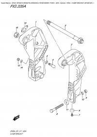 335A  -  Clamp  Bracket  (Df40A  E01) (335A -   (Df40A E01))