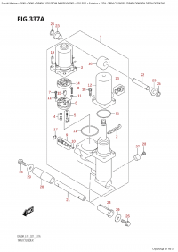 337A - Trim Cylinder (Df40A,Df40Ath,Df50A,Df50Ath) (337A -   (Df40A, Df40Ath, Df50A, Df50Ath))