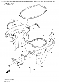 410A - Side  Cover  (Df40A  E01) (410A -   (Df40A E01))