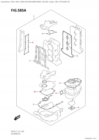 585A - Opt:gasket Set (585A - :  )