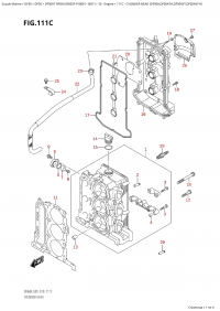 111C - Cylinder Head  (Df50A,Df50Ath,Df50Avt,Df50Avth) (111C -    (Df50A, Df50Ath, Df50Avt, Df50Avth))