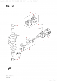 116A - Crankshaft (116A - )