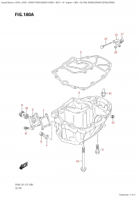 180A - Oil Pan (Df40A,Df40Ast,Df50A,Df60A) (180A -   (Df40A, Df40Ast, Df50A, Df60A))