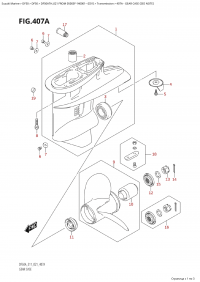 407A - Gear Case (407A -   )