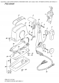 544A  - Opt:remote  Control  Assy  Single  (1) (544A -    ,  (1))