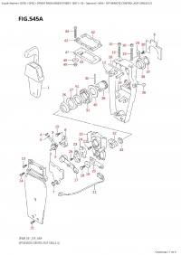 545A - Opt:remote Control Assy Single (2) (545A -    ,  (2))