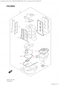 585A - Opt:gasket Set (585A - :  )