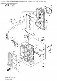 111B - Cylinder  Head  (Df40Ast)(Df60A)(Df60Aqh)(Df60Ath) (111B -    (Df40Ast) (Df60A) (Df60Aqh) (Df60Ath))