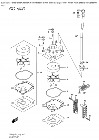 160D - Water Pump  (Df60Aqh  E01)(Df60Ath  E01) (160D -   (Df60Aqh E01) (Df60Ath E01))