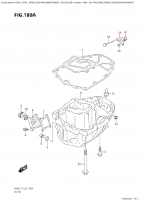 180A - Oil Pan (Df40A,Df40Ast,Df50A,Df60A,Df40Asvt) (180A -   (Df40A, Df40Ast, Df50A, Df60A, Df40Asvt))