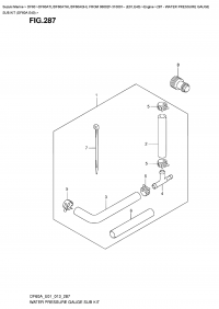 287 -  Water  Pressure  Gauge  Sub  Kit  (Df60A  E40) (287 -      (Df60A E40))
