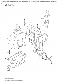 544A - Opt:remote  Control  Assy  Single  (1) (544A -    ,  (1))