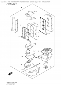 585A - Opt:gasket  Set (585A - :  )