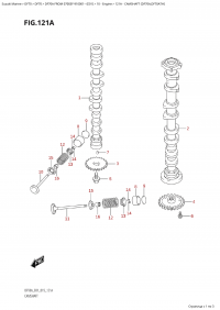 121A - Camshaft (Df70A,Df70Ath) (121A -   (Df70A, Df70Ath))