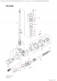 220A - Transmission  (Df70A,Df90A,Df100B) (220A -  (Df70A, Df90A, Df100B))