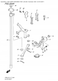 204A  -  Clutch  Shaft (204A -  )