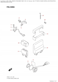 326A  -  Ptt  Switch  /  Engine  Control  Unit  (Df70A,Df70Ath, (326A - ������������� ������������ / ���� ���������� ���������� (Df70A, Df70Ath,)