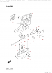 405A  -  Drive  Shaft  Housing  (Df70A,(Df70Ath,Df90Ath):E40,Df80A, (405A - ������ ���� �������� (Df70A, (Df70Ath, Df90Ath) : E40, Df80A,)