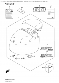 420E  -  Engine Cover  (Df80A  E01) (420E -   () (Df80A E01))