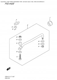 442E  -  Drag  Link (Df80A  E01) (442E -   (Df80A E01))