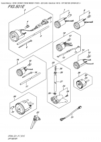 501E  -  Opt:meter (Df80A E01) (501E - :  (Df80A E01))