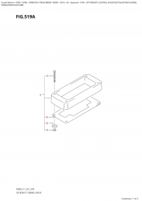 519A  -  Opt:remote  Control  Spacer  (Df70A,Df70Ath,Df80A, (519A - �����: ������������� ���������� ��������� (Df70A, Df70Ath, Df80A,)