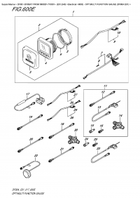 600E  -  Opt:multi Function  Gauge  (Df80A  E01) (600E - : multi Function Gauge (Df80A E01))