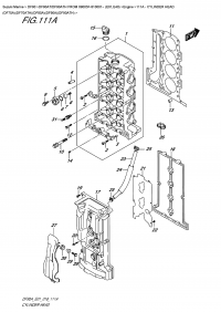 111A - Cylinder  Head  (Df70A)(Df70Ath)(Df80A)(Df90A)(Df90Ath) (111A -    (Df70A) (Df70Ath) (Df80A) (Df90A) (Df90Ath))