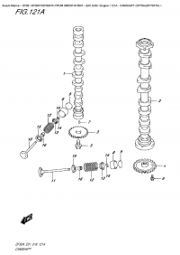 121A - Camshaft  (Df70A)(Df70Ath) (121A -   (Df70A) (Df70Ath))