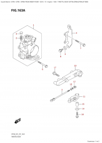 163A - Throttle Body  (Df70A,Df80A,Df90A,Df100B) (163A -   (Df70A, Df80A, Df90A, Df100B))
