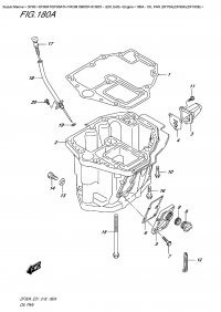 180A - Oil Pan  (Df70A)(Df90A)(Df100B) (180A -   (Df70A) (Df90A) (Df100B))