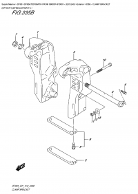 335B - Clamp  Bracket  (Df70Ath)(Df80A)(Df90Ath) (335B -   (Df70Ath) (Df80A) (Df90Ath))