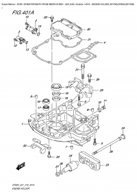 401A - Engine  Holder  (Df70A)(Df90A)(Df100B) (401A -   (Df70A) (Df90A) (Df100B))