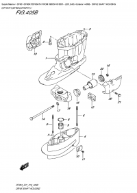 405B - Drive Shaft  Housing  (Df70Ath)(Df80A)(Df90Ath) (405B -    (Df70Ath) (Df80A) (Df90Ath))