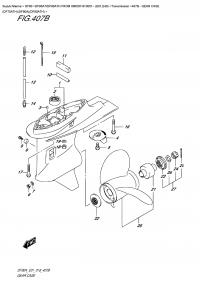 407B - Gear  Case  (Df70Ath)(Df80A)(Df90Ath) (407B -    (Df70Ath) (Df80A) (Df90Ath))